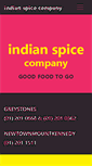 Mobile Screenshot of indianspiceco.com